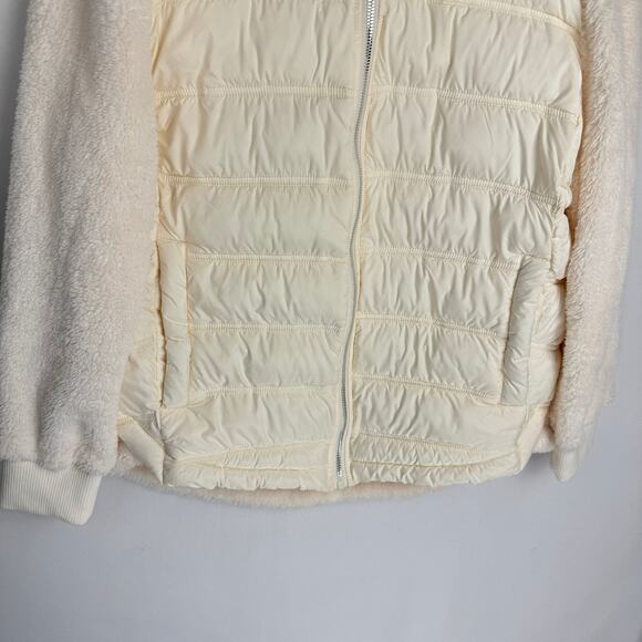 Nwot Bernardo Cream Teddy Eco Plum Insulated Quilted Puffer Jacket Sz Small - Picture 4 of 12